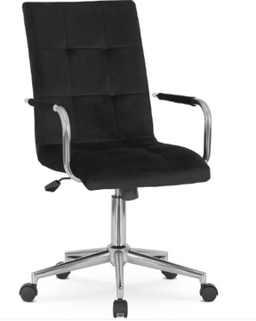 Кресло офисное поворотное MEBEL ELITE BOSTON Velvet Черный