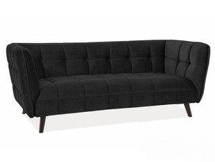 Диван Castello 3 Velvet Чорний SIGNAL