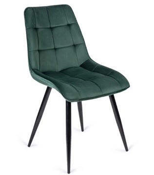 Стілець оксамитовий MEBEL ELITE RIO Velvet Зелений