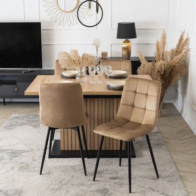 Обеденный стол MEBEL ELITE GIANT 130(180)* 75 см Дуб артизан