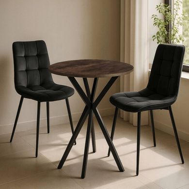 Обеденный стол MEBEL ELITE LAUREN 60 см Дуб рустик