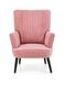 Кресло Delgado Velvet Розовый HALMAR
