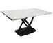 Стіл INTARSIO HILDA CERAMIC 160(240)*90 Білий мат/Чорний