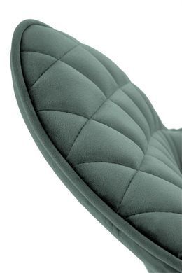 Стул поворотный K-520 Velvet Темно-зеленый HALMAR