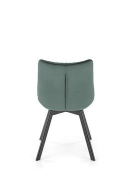 Стул поворотный K-520 Velvet Темно-зеленый HALMAR