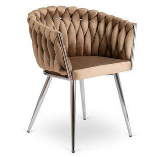 Обідній стілець MEBEL ELITE SORELLA Welur Бежевий