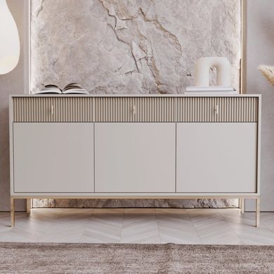Комод Mebel Elit MARCOS 154 см Кашемір/Золотий