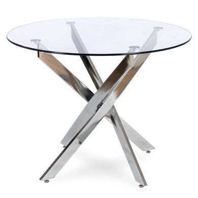 Стіл MEBEL ELITE SALLO 110 см Хром