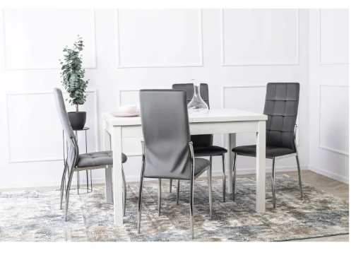 Стол раскладной MEBEL ELITE SKUBI 120-160х75 см белый