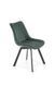 Стул поворотный K-520 Velvet Темно-зеленый HALMAR