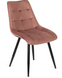 Стілець оксамитовий MEBEL ELITE RIO Velvet Рожевий