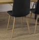 Стілець оксамитовий MEBEL ELITE FREDY Velvet Чорний