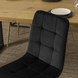 Стілець оксамитовий MEBEL ELITE FREDY Velvet Чорний