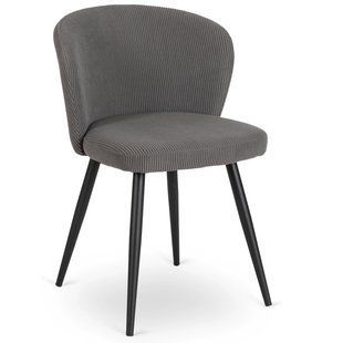 Стілець MEBEL ELITE HAILEY велюр Сірий