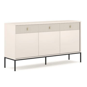 Комод Mebel Elit MARCOS 154 см Кашемир/Черный