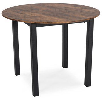 Стол кухонный круглый MEBEL ELITE TEO 100 см Дуб рустик