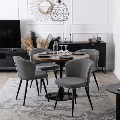 Стілець MEBEL ELITE HAILEY Velvet Сірий