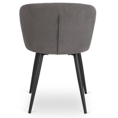 Стілець MEBEL ELITE HAILEY Velvet Сірий