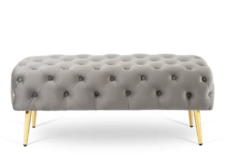 Лава оксамитова MEBEL ELITE VERA Velvet Сірий