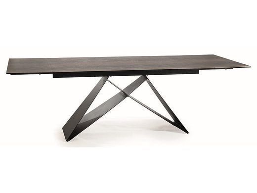 Стіл Westin Ceramic 180(260)X90 см Ефект Дерева / Чорний SIGNAL
