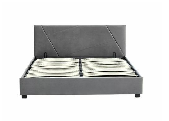 Ліжко COLUMBIA Velvet 160x200 см Сірий SIGNAL