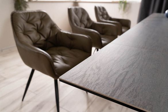 Стіл Westin Ceramic 180(260)X90 см Ефект Дерева / Чорний SIGNAL