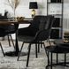 Стілець поворотний оксамитовий MEBEL ELITE LUNA велюр Чорний