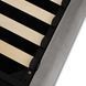 Ліжко MEBEL ELITE BRISTOL Welur 140x200 см Сірий