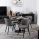 Стілець MEBEL ELITE HAILEY Velvet Сірий