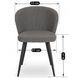 Стілець MEBEL ELITE HAILEY Velvet Сірий
