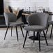 Стілець MEBEL ELITE HAILEY Velvet Сірий
