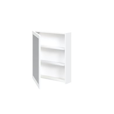 Шкаф настенный с зеркалом TORETO 70x60/1D Белый HALMAR