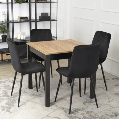 Стіл розкладний MEBEL ELITE BEN 80(200)х80 см Дуб крафт