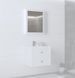Шкаф настенный с зеркалом TORETO 70x60/1D Белый HALMAR