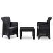 Комплект садових меблів MEBEL ELITE FRENSO Чорний