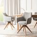 Обідній стілець поворотний MEBEL ELITE LEMON Сірий