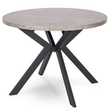 Раскладной обеденный стол MEBEL ELITE DORIAN 80(160)*80 Бетон