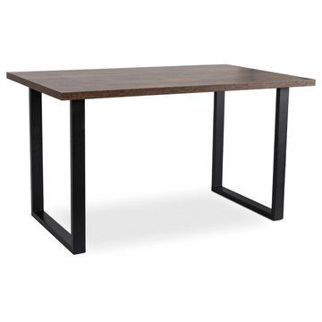 Стіл кухонний MEBEL ELITE GLOS 135х80 см Дуб рустик