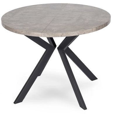 Розкладний обідній стіл MEBEL ELITE DORIAN 80(160)*80 Бетон