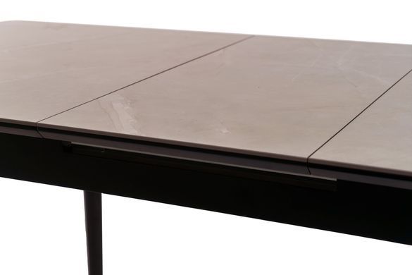 Стол обеденный VETRO TM-89 Калаката Мрамор / Черный 140(180)x80 см