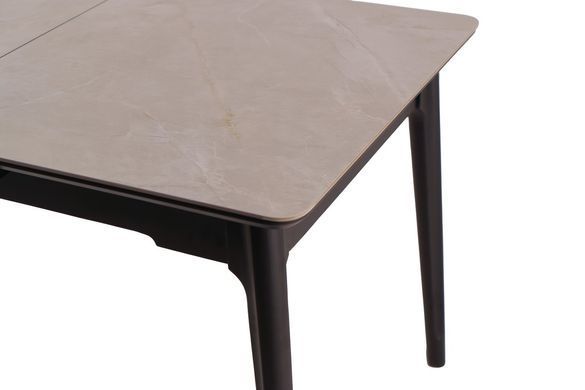 Стол обеденный VETRO TM-89 Калаката Мрамор / Черный 140(180)x80 см