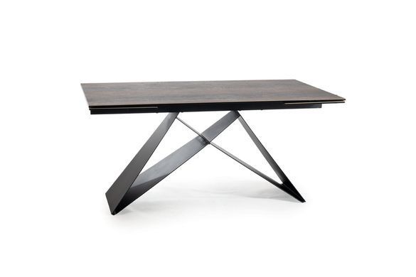 Стол Westin Ceramic BRĄZ LEGNO 160(240)X90 см Эффект Дерева / Черный SIGNAL