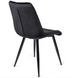 Стілець оксамитовий MEBEL ELITE RIO Velvet Чорний