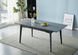 Стол INTARSIO BERLIN CERAMIC 140(180)*80 серый мат/черный каркас