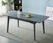 Стол INTARSIO BERLIN CERAMIC 140(180)*80 серый мат/черный каркас