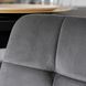 Барный стул бархатный MEBEL ELITE ARIEL Ecru Velvet Серый/Золотой