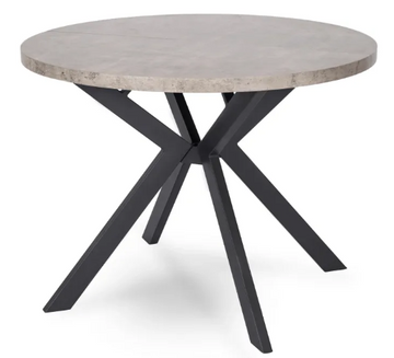 Стол раскладной круглый MEBEL ELITE LUKAS 100-250х100 см Бетон