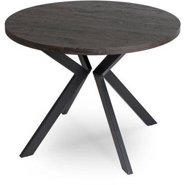Розкладний обідній стіл MEBEL ELITE DORIAN 80(160)*80 Чорний