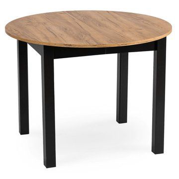 Стіл MEBEL ELITE JAMES 102 (222)*102 см Дуб крафт