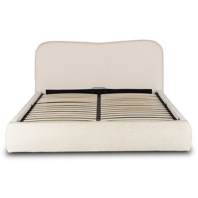 Кровать MEBEL ELITE BRISTOL Boucle 160x200 см Кремовая